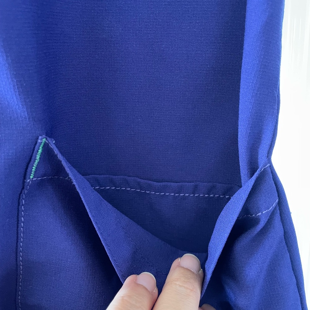 Carhartt electric blue Top with Bright Green Trim - Picture 4 of 8
